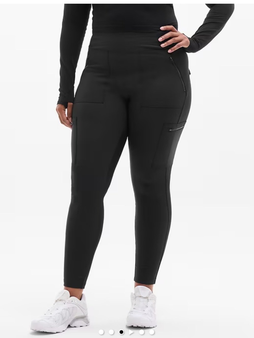 Athleta Black Headlands Hybrid High Rise
Cargo Legging